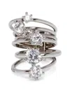 Panconesi Diamanti Orbit Ring In Silver