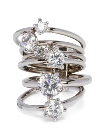 Panconesi Diamanti Orbit Ring In Silver