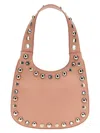 Panconesi Pink Diamanti Saddle Bag S Handbag