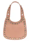 Panconesi Pink Diamanti Saddle Bag S Handbag In Pink