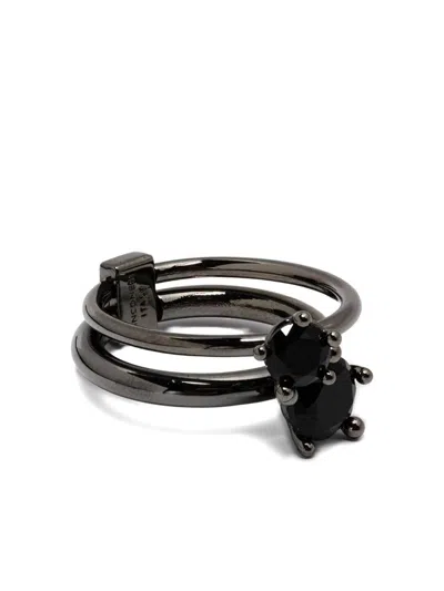 Panconesi Diamanti Solar Ring Accessories In Black