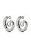 Panconesi Serpent Earrings In Metallic