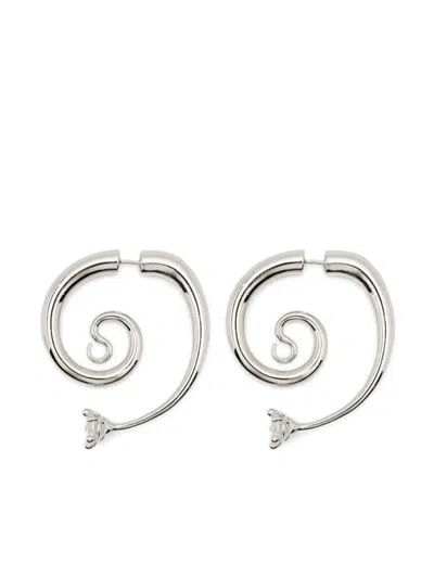 Panconesi "diamonds Serpent" Piercings Accessories In Metallic