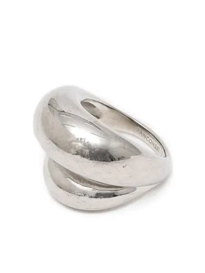 Panconesi Double-band Ring In Silver