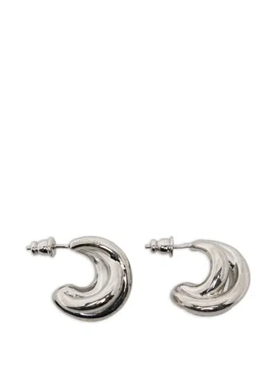 Panconesi Double Blow Up Earrings In Silver