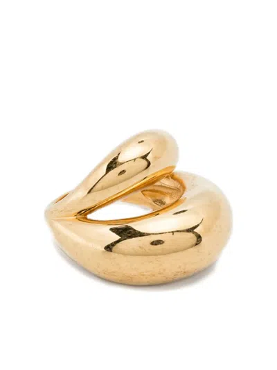 Panconesi Double Blow Up Ring In Gold