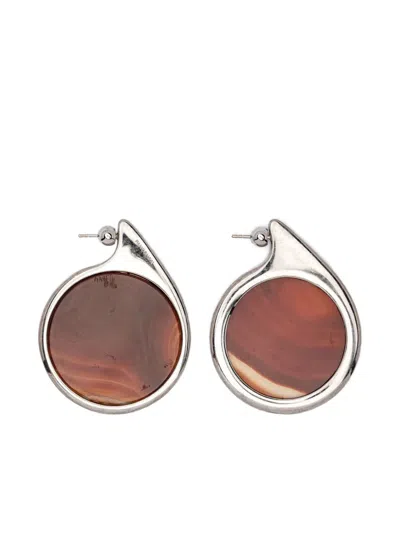 Panconesi Dusk Earrings In Metallic