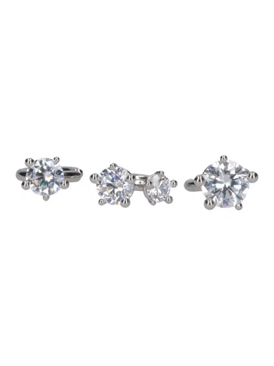 Panconesi Ear Cuff "constellation" In Silver