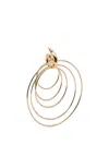 Panconesi Multi-hoop Earrings In Metallic