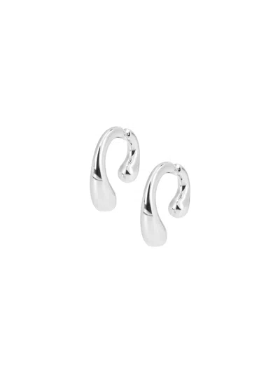 Panconesi Earrings "p" In Silver