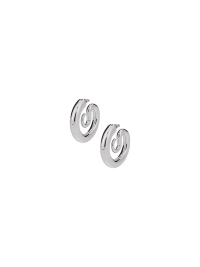 Panconesi Earrings "serpent" In Silver