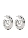 Panconesi Serpent Hoops Small Accessories In Metallic