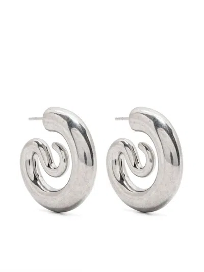 PANCONESI EARRINGS SMALL "SERPENT",CAO.EA915.P SILVER
