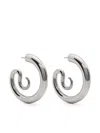 Panconesi Serpent Earrings In Silver