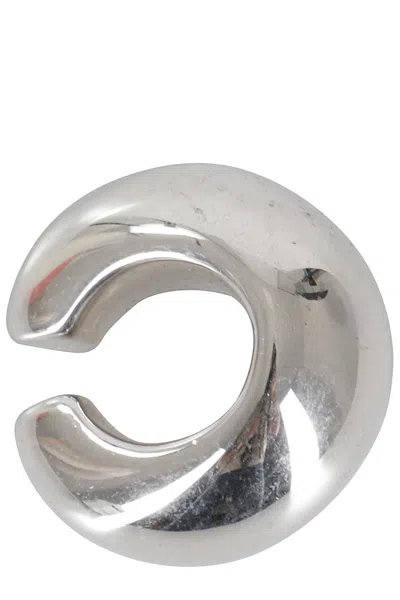 Panconesi Full Moon Cuff In Silver