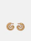 Panconesi Gold 'serpent Hoops Small' Earrings In Gold