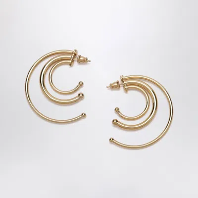 Panconesi Gold-tone Multi-hoop Earrings