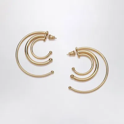 Panconesi Goldtone Multihoop Earrings