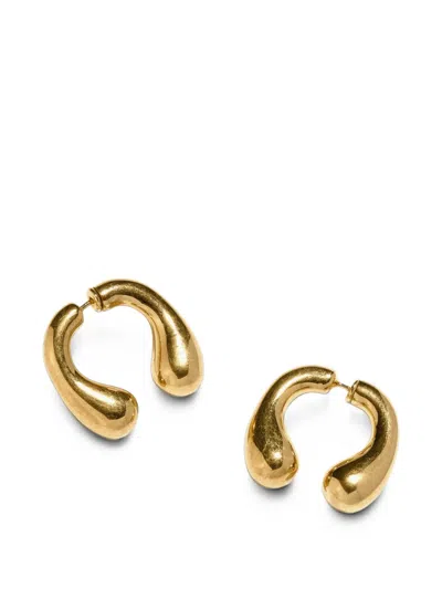 Panconesi Helix Earrings In Gold