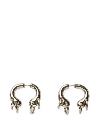 Panconesi Helix Pierced Earrings In Metallic