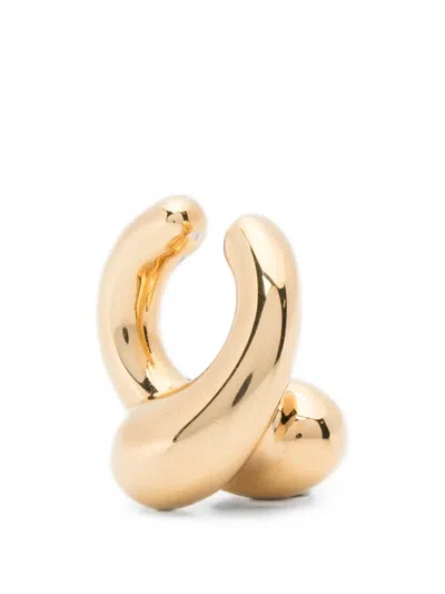 Panconesi Intertwined Hoop Earrings In Gold