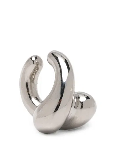 Panconesi Intertwined-hoop Earrings In Metallic
