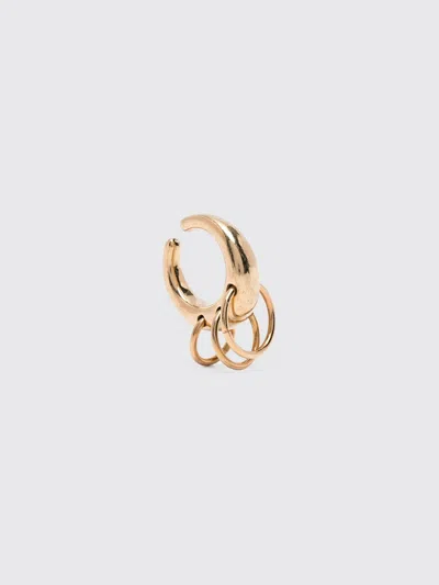 Panconesi Circle Ear Cuffs In Gold