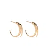 Panconesi Small Vortice Earrings In Gold