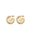 Panconesi Small Serpent Hoops Earrings In Gold