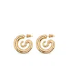 Panconesi Small Serpent Hoops Earrings In Gold
