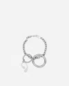 Panconesi Key Bracelet Silver In Grey