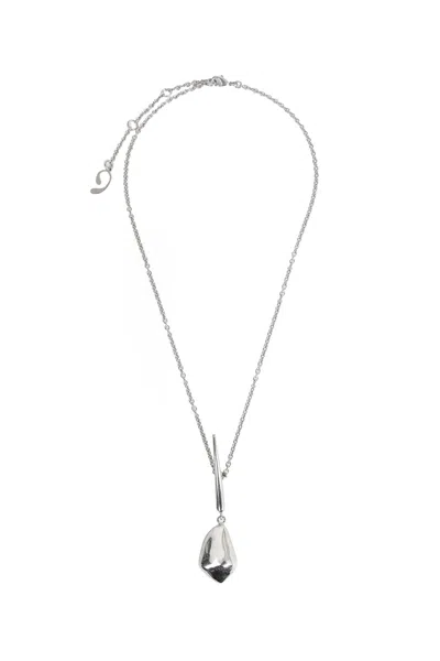 Panconesi Lacrima Necklace In Silver