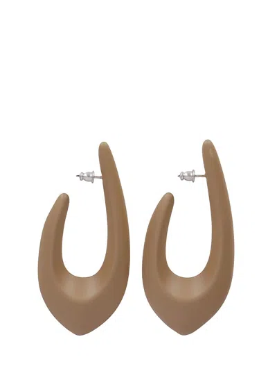 Panconesi Large Drop-shaped Earrings In Gold