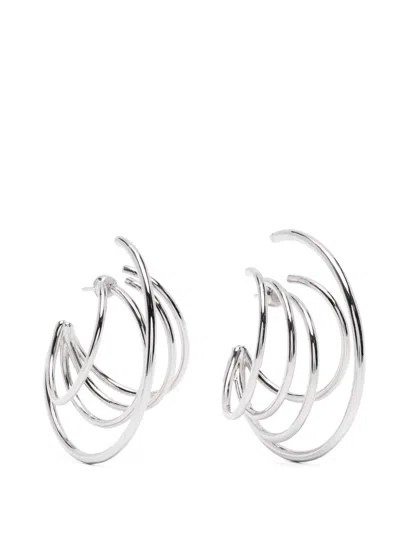 Panconesi Orbit Earrings In Silver