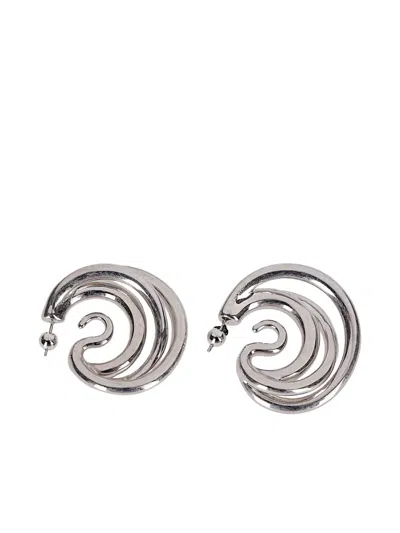 Panconesi Medium Triptych Earrings In Metallic
