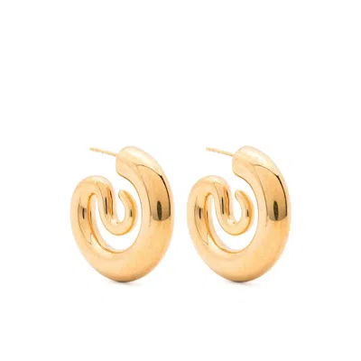 Panconesi Mini Gold Plated Hoops For Effortless Elegance