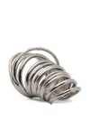Panconesi Multi-hoop Cuff Earrings In Metallic