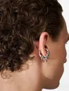 Panconesi Multi-hoop Ear Cuff In Silver