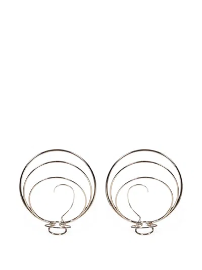 Panconesi Multi-hoop Sculptural Earrings In Gold
