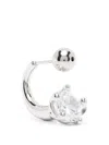 Panconesi Nova Curved Earrings In Silver