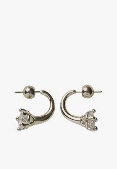 Panconesi Nova Studded Earrings In Silver