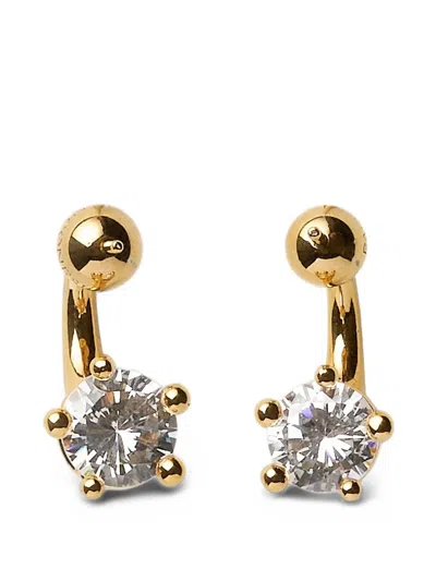 Panconesi Nova Zircon Earrings In Gold