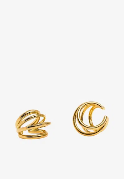 Panconesi Orbit Helix Ear Cuffs In Gold
