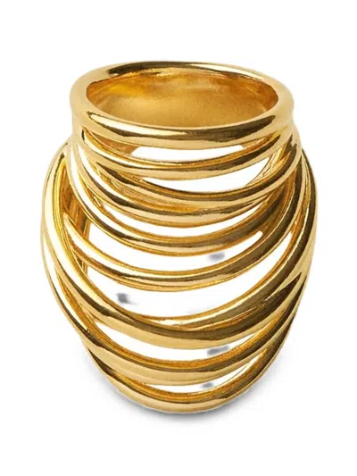 Panconesi Orbit Multi Ring In Gold