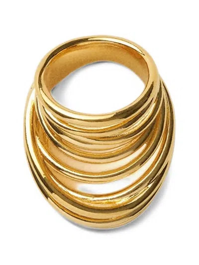 Panconesi Orbit Multi Ring In Gold