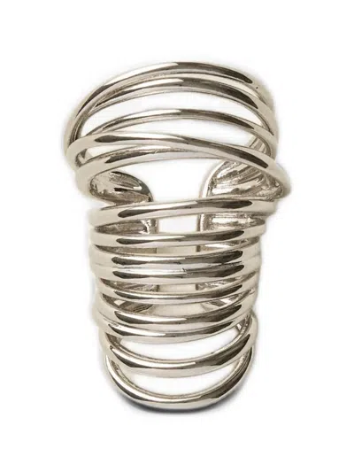 Panconesi Orbit Multi-band Ear Cuff In Transparent