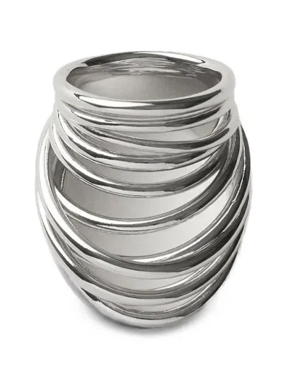Panconesi Orbit Multi-band Ring In Silver
