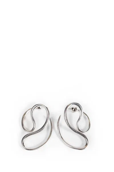 Panconesi P Continua Earrings In Brown