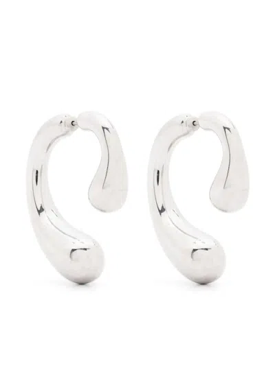 Panconesi "p" Earrings Accessories In Gray