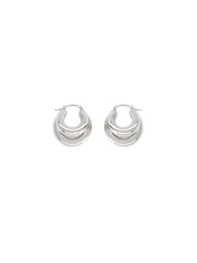 Panconesi P Earrings Small In Silver